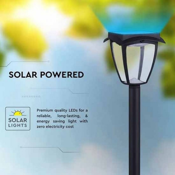 SKU 2891 VT 984 V TAC PRO Lampada LED Solare Samsung Da Giardino Con