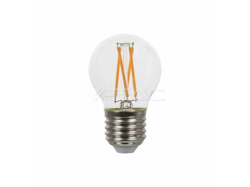 SKU 43061 VT-1980 V-TAC Lampadina LED E27 4W G45 Filamento Incrociato 2700K