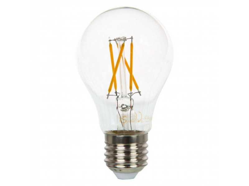SKU 43641 VT-1885D  Confronta V-TAC LED E27 4W A60 Filamento Incrociato 2700K Dimmerabile
