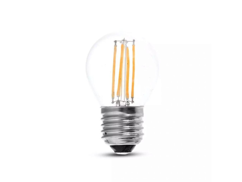 SKU 4395 VT-1980D V-TAC Lampadina E27 4W G45 Filamento 2700K Dimmerabile