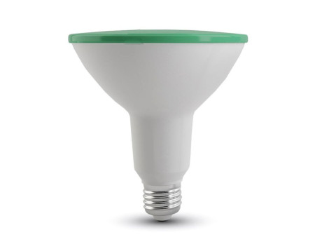 SKU 4418 VT-1125 V-TAC Lampadina LED E27 15W PAR38 Colore Verde IP65