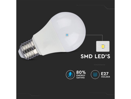 SKU 4448 VT-2011 V-TAC Lampadina LED E27 9W A60 3 Step Dimmerabile 4000K