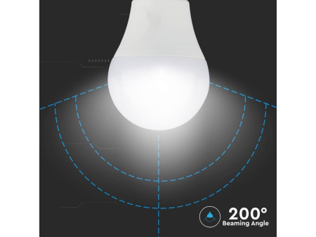 SKU 4449 VT-2011 V-TAC Lampadina LED E27 9W A60 3 Step Dimmerabile 6400K
