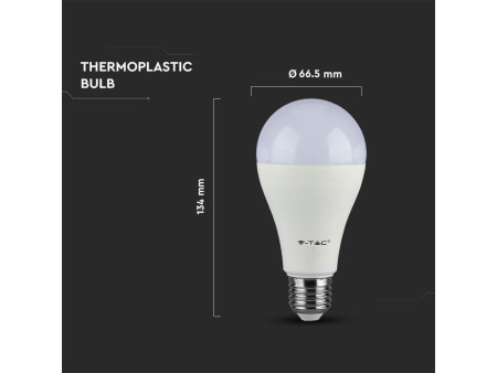 SKU 4457 VT-2017 V-TAC Lampadina LED E27 17W A65 4000K