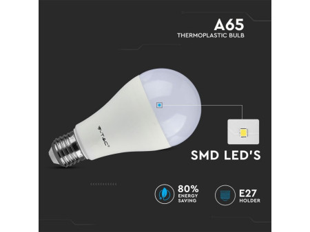 SKU 4458 VT-2017 V-TAC Lampadina LED E27 17W A65 6400K