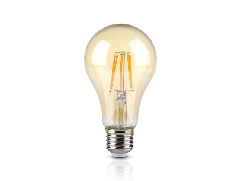 SKU 4472 VT-1958 V-TAC Lampadina LED E27 8W A67 Filamento Ambrato 2200K