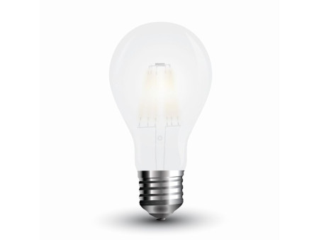SKU 4480 VT-1935 V-TAC Lampadina LED E27 6W A60 Filamento Satinato 2700K