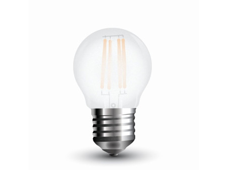 SKU 4495 VT-1974 V-TAC Lampadina LED E27 4W G45 Filamento Satinato 2700K