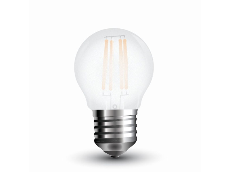 SKU 4495 VT-1974 V-TAC Lampadina LED E27 4W G45 Filamento Satinato 2700K