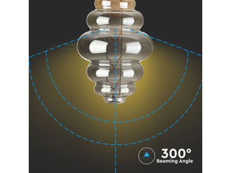 SKU 45671 VT-2169 V-TAC Lampadina LED E27 8W S180 Oscurato 2200K Dimmerabile