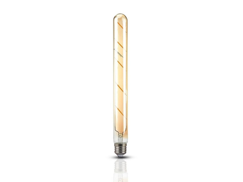 SKU 7142 VT-2005 V-TAC Lampadina LED E27 5W T30 Filamento Ambrato 2200K