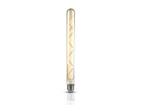 SKU 7144 VT-2008 V-TAC Lampadina LED E27 7W 100LM/W T30 Filamento Ambrato 2200K