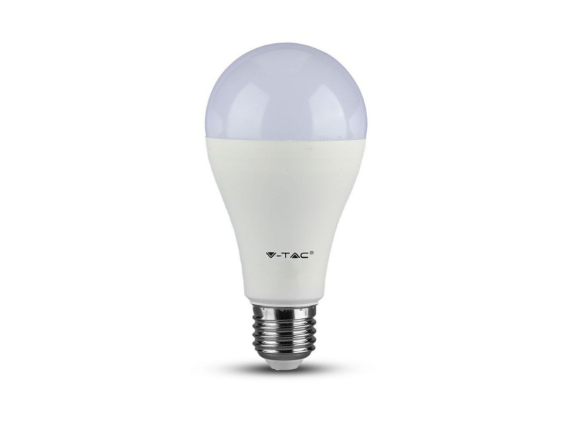 SKU 7301 VT-2117-B V-TAC Lampadina LED E27 15W 100LM/W A65 4000K (Blister 2 Pezzi)