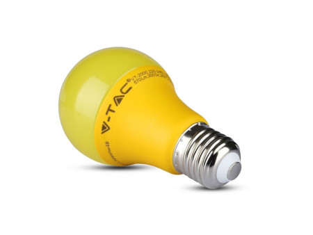 SKU 7342 VT-2000 V-TAC Lampadina LED E27 9W A60 Colore Giallo