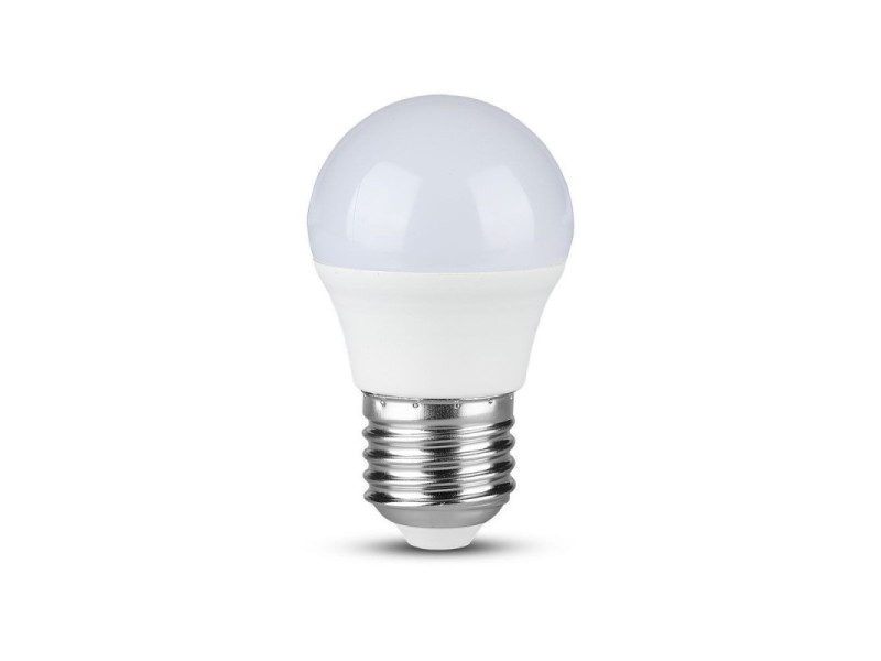 SKU 7363 VT-2176 V-TAC Lampadina LED E27 5,5W G45 4000K (Box 3 pezzi)