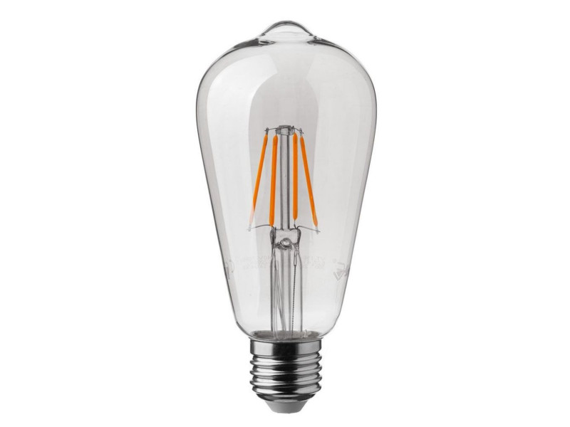 SKU 7414 VT-2105D V-TAC Lampadina LED E27 4W ST64 Filamento 2700K
