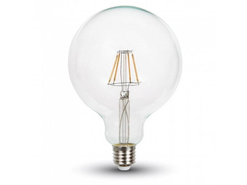 SKU 7427 VT-2147 V-TAC Lampadina LED E27 6W G125 Filamento 6400K