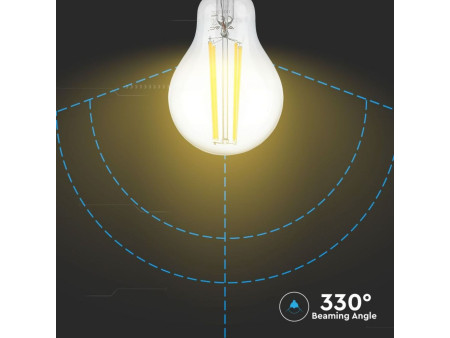 SKU 7459 VT-2133 V-TAC Lampadina LED E27 12,5W A70 Filamento 4000K