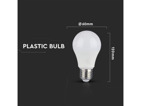 SKU 7483 VT-2212 V-TAC Lampadina LED E27 12W A60 4000K CRI95