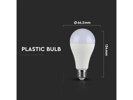 SKU 7485 VT-2217 V-TAC Lampadina LED E27 17W A65 2700K CRI95
