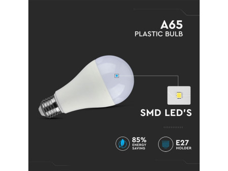 SKU 7487 VT-2217 V-TAC Lampadina LED E27 17W A65 6500K CRI95
