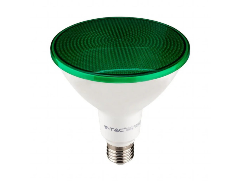 SKU 92067 VT-1227 V-TAC Lampadina LED E27 17W PAR38 Colore Verde