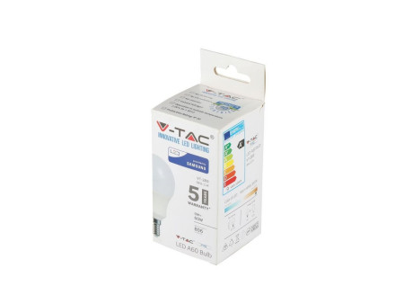 SKU 115 VT-269 V-TAC PRO Lampadina LED Chip Samsung E14 9W A60 4000K