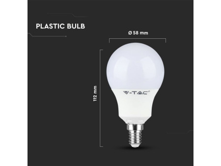 SKU 116 VT-269 V-TAC PRO Lampadina LED Chip Samsung E14 9W A58 6400K