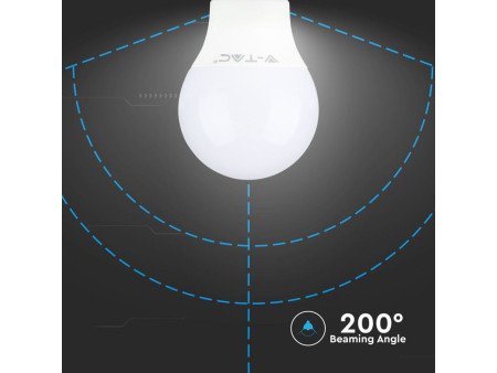 SKU 116 VT-269 V-TAC PRO Lampadina LED Chip Samsung E14 9W A58 6400K