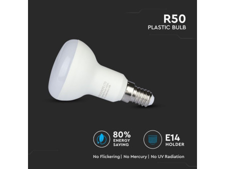 SKU 139 VT-250 V-TAC PRO Lampadina LED Chip Samsung E14 6W R50 4000K