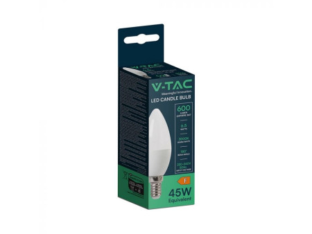 SKU 211121 VT-268-N-N V-TAC Lampadina LED E14 6.5W Candela 4000K