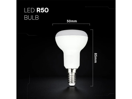 SKU 211396 VT-250 V-TAC PRO Lampadina LED Chip CREE E14 4.8W R50 4000K