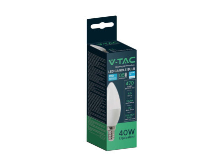 SKU 21173 VT-226-N V-TAC PRO Lampadina LED Chip Samsung E14 4,5W Candela 6500K