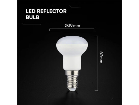 SKU 212116 VT-239 V-TAC PRO Lampadina LED Chip CREE E14 2,9W R39 4000K