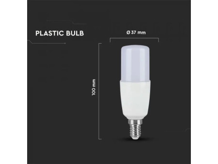 SKU 21269 VT-248 V-TAC PRO Lampadina LED Chip Samsung E14 7,5W T37 6500K