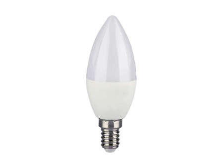 SKU 212754 VT-5114-N V-TAC Lampadina LED E14 4,5W a Candela per Google Home e Alexa con App V-Tac Smart RGB e 3 in 1 Dimmerabile