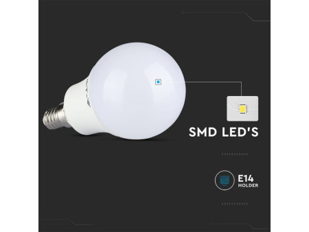 SKU 212775 VT-2234 V-TAC Lampadina LED E14 4,8W P45 con Telecomando RGB + 3000K