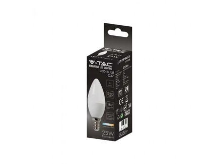 SKU 214122 VT-1818-N V-TAC Lampadina LED E14 3,7W Candela 6500K