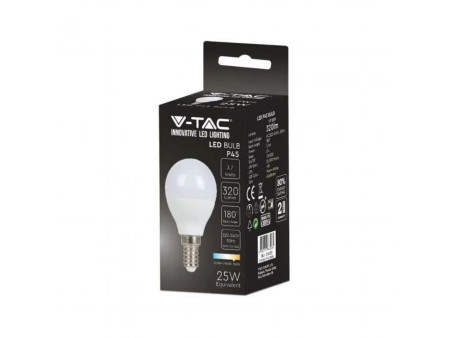 SKU 214123 VT-1819-N V-TAC Lampadina LED E14 3,7W P45 3000K