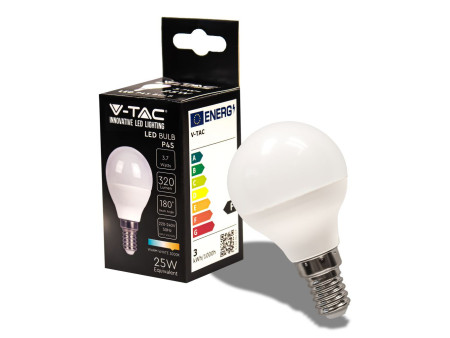 SKU 214174 VT-1819-N V-TAC Lampadina LED E14 3,7W P45 4000K