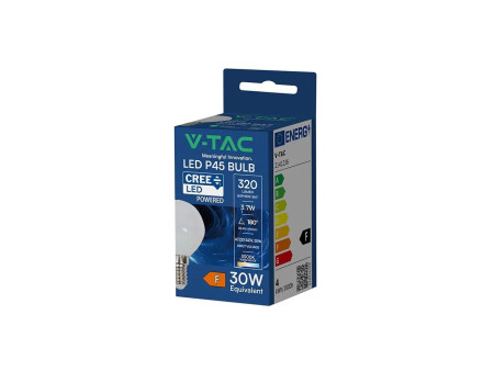 SKU 2141746 VT-1819 V-TAC PRO Lampadina LED Chip CREE E14 3,7W P45 4000K