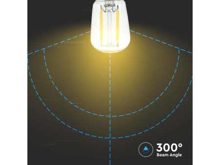 SKU 214445 VT-1952 V-TAC Lampadina LED E14 2W ST26 Filamento 4000K