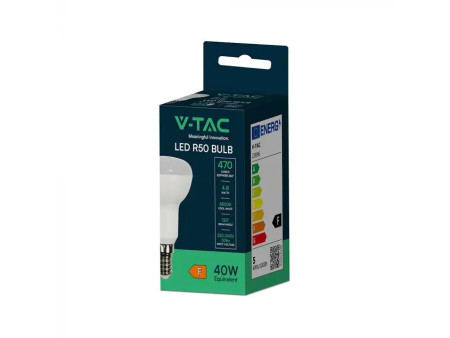 SKU 23896 VT-250 V-TAC Lampadina LED E14 4.8W R50 6500K