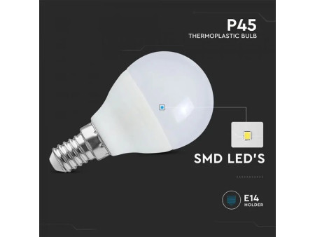 SKU 24020 VT-270 V-TAC Lampadina LED E14 6.5W P45 6500K