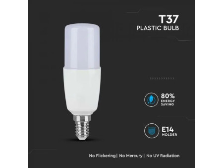 SKU 24032 VT-237 V-TAC Lampadina LED E14 7.5W T37 6500K