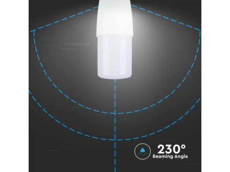 SKU 24032 VT-237 V-TAC Lampadina LED E14 7.5W T37 6500K