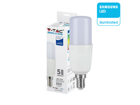 SKU 268 VT-248 V-TAC PRO Lampadina LED Chip Samsung E14 8W T37 4000K