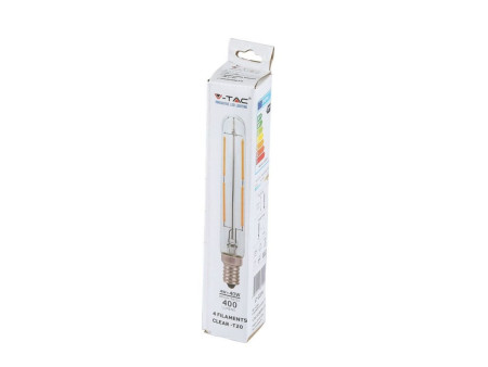 SKU 2702 VT-2204 V-TAC Lampadina LED E14 4W T20 Filamento 4000K