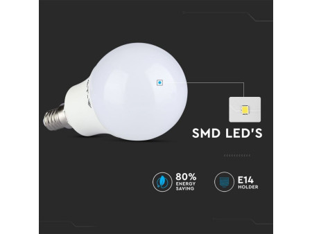SKU 2777 VT-2234 V-TAC Lampadina LED E14 3,5W P45 con Telecomando RGB + 6400K