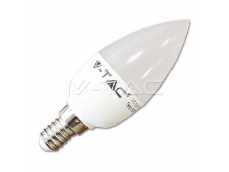 SKU 4258 VT-1855 V-TAC Lampadina LED E14 6W Candela 4000K